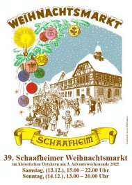 Plakat Weihnachtsmarkt