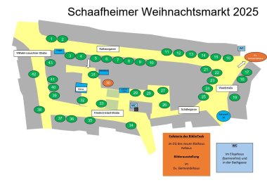 Standplan Weihnachtsmarkt