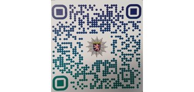 QR-Code für den Whatsapp-Kanal der Polizei Südhessen